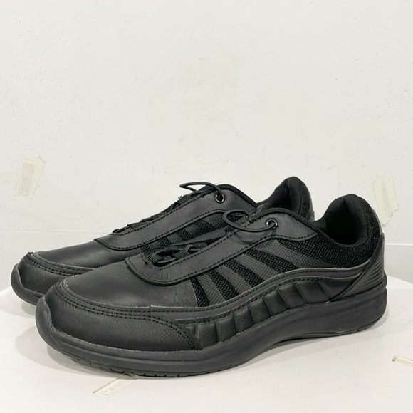 TredSafe Womens Teena Athletic Work Shoes Enduro Pro Insoles Sz 8 Black - Picture 1 of 11